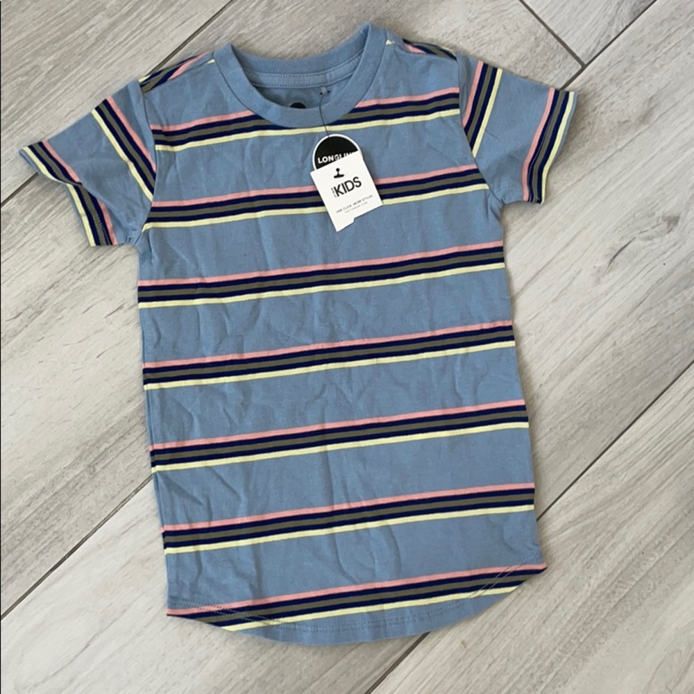 Striped kids tee